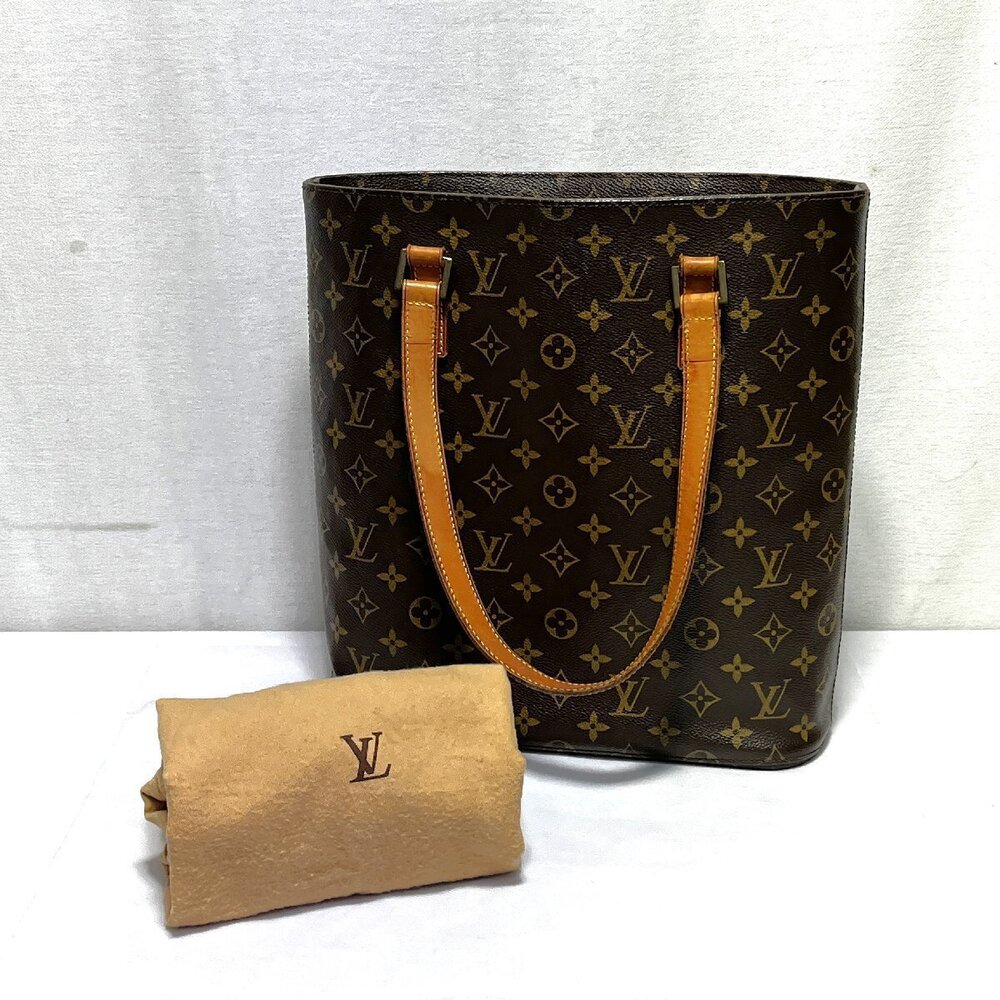 Louis Vuitton Monogram Handbag Bag Shoulder Vavin Brown